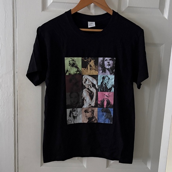 Taylor Swift The Eras Tour, black T-shirt - Picture 1 of 4